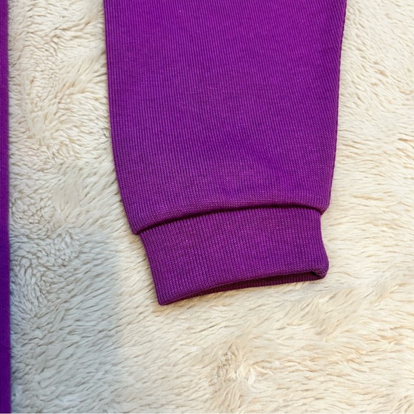 L.L. Bean | Purple Button Down Cotton Cardigan w/Removable Shoulder pads Size M - Picture 8 of 15